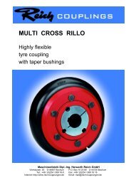 MULTI CROSS RILLO shaft couplings - Reich-Kupplungen