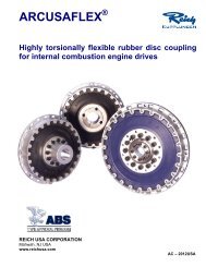 ARCUSAFLEXÃ‚Â® flywheel couplings METRIC Dimensions