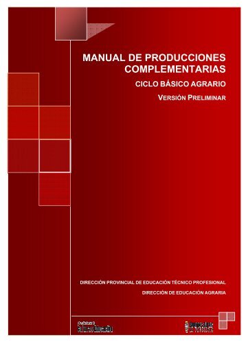 MANUAL DE PRODUCCIONES COMPLEMENTARIAS