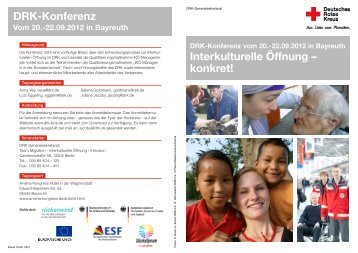Interkulturelle Öffnung – konkret! DRK-Konferenz - IKÖ im DRK