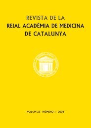 Volum 23 - Num. 1 - AcadÃ¨mia de Medicina de Catalunya