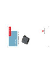 RAD SRM-5A Miniature Async Short Range Modem pdf data sheet