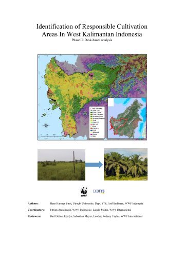 Identification of Responsible Cultivation Areas In West Kalimantan ...