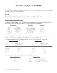 BOREHOLE LOG EXPLANATION FORM - Durhamyorkwaste.ca