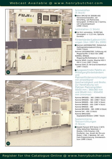 Live Auction with Webcast Facilities Fuji Surface Mount PCB ...
