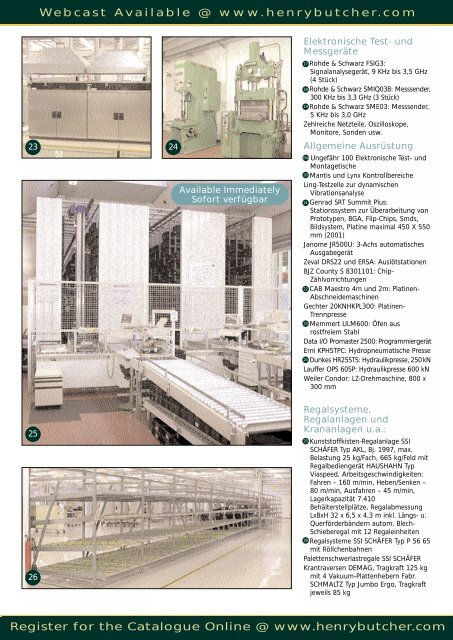 Live Auction with Webcast Facilities Fuji Surface Mount PCB ...