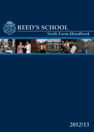 Mathematics - Reed's School