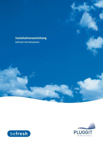 Installationsanleitung - Pluggit