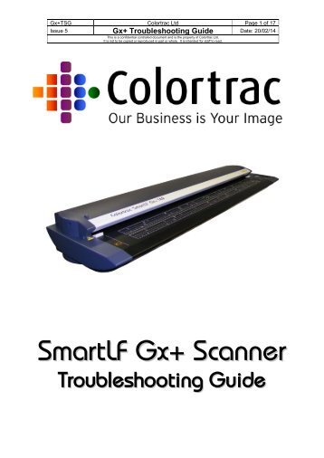 SmartLF Ci40 Service Manual - Colortrac Ltd.