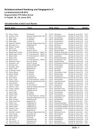 Teilnehmer Liste - Hamburger BogenschÃ¼tzen Gilde von 1930 eV