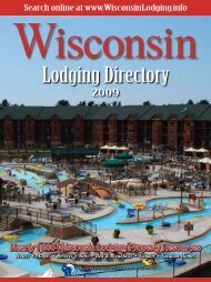 Lodging Directory - Wisconsin Department of Tourism