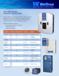 Download Waltron brochure - Thermo/Cense Inc.