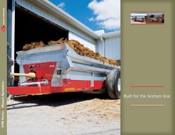 3700 Series manure spreaders - Massey Ferguson