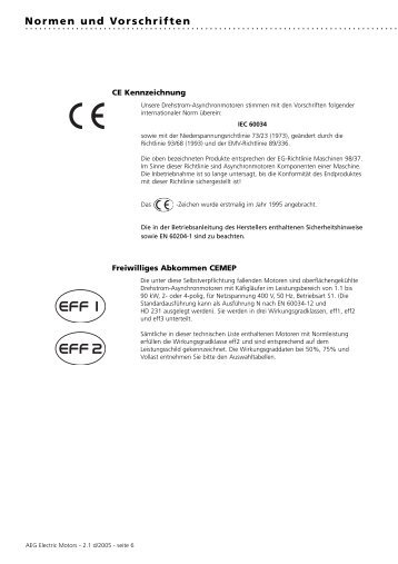 Normen und Vorschriften - AsEG Antriebstechnik GmbH