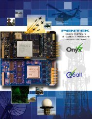 Pentek Onyx/Cobalt Product Catalog(2013)