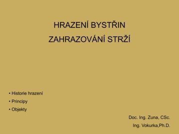 hrazenÃ­ bystÅin