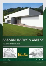 Fasádní barvy a omítky - komplet (pdf) - Paulín CZ, sro