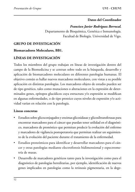 Libro de la jornada - Complexo Hospitalario Universitario de Vigo