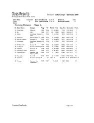 Class Results - World Cruising Club