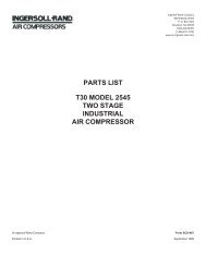 parts list t30 model 2545 two stage industrial air compressor