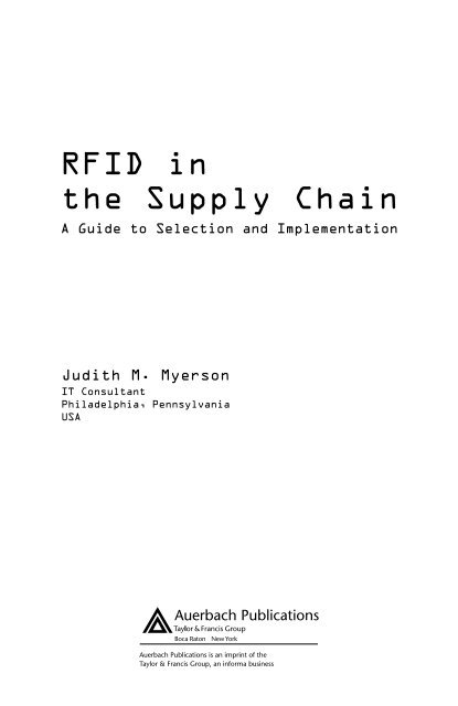 RFID in the Supply Chain - Guide to Sele - Size