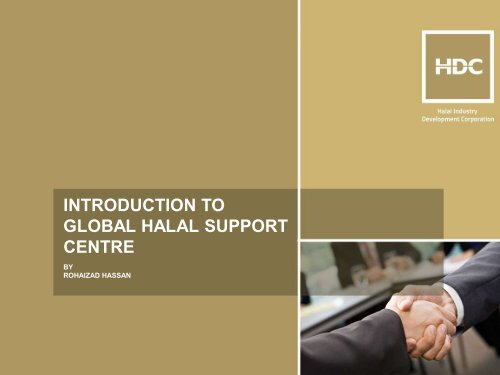 INTRODUCTION TO GLOBAL HALAL SUPPORT CENTRE