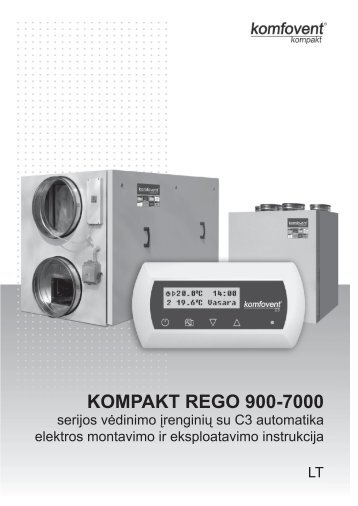 KOMPAKT ReGO 900-7000 - Komfovent