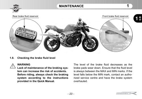 Brutale_990 (2011) Manual Mantenimiento ... - MV Agusta