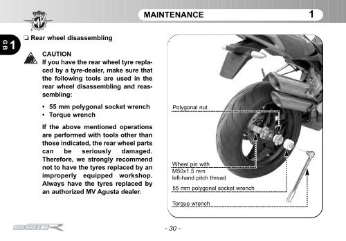 Brutale_990 (2011) Manual Mantenimiento ... - MV Agusta