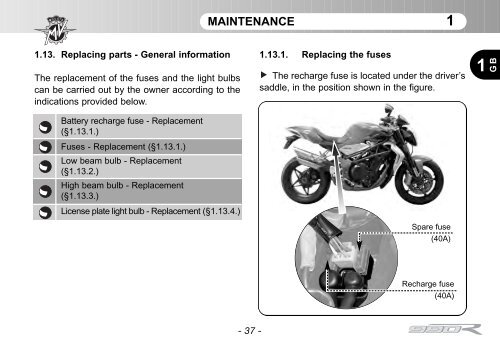 Brutale_990 (2011) Manual Mantenimiento ... - MV Agusta