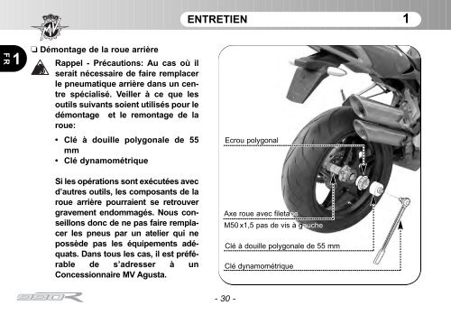 Brutale_990 (2011) Manual Mantenimiento ... - MV Agusta