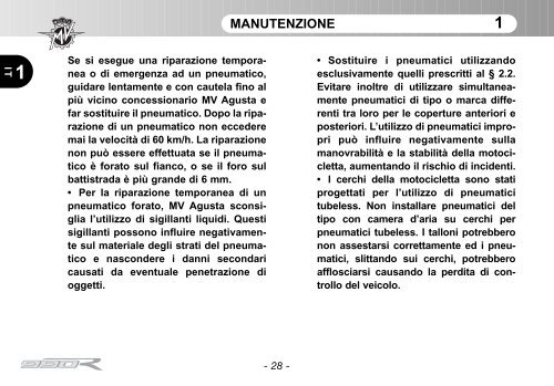 Brutale_990 (2011) Manual Mantenimiento ... - MV Agusta