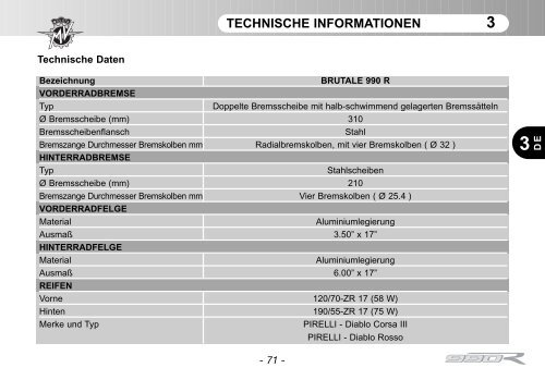 Brutale_990 (2011) Manual Mantenimiento ... - MV Agusta