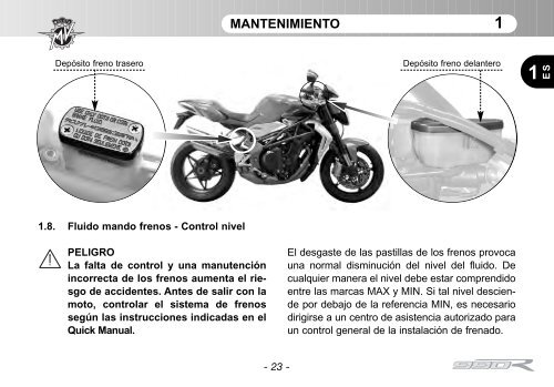 Brutale_990 (2011) Manual Mantenimiento ... - MV Agusta