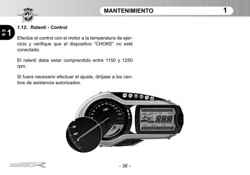 Brutale_990 (2011) Manual Mantenimiento ... - MV Agusta