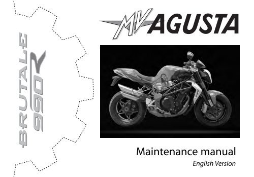 Brutale_990 (2011) Manual Mantenimiento ... - MV Agusta