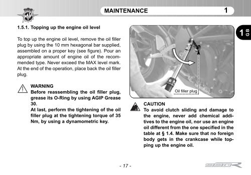 Brutale_990 (2011) Manual Mantenimiento ... - MV Agusta