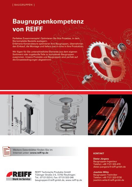 Hydraulik-Rohrleitungen - REIFF Technische Produkte