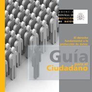 GuÃ­a para el ciudadano - Agencia EspaÃ±ola de ProtecciÃ³n de Datos