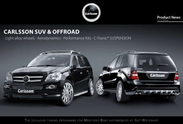 Carlsson sUV & offroad - Carlsson Autotechnik