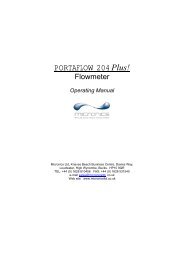 PORTAFLOW 204 & 208 - Micronics Ltd.