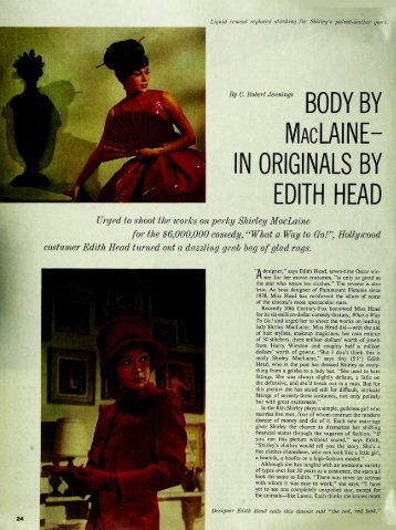 body by in originals by edith head - The Saturday Evening Post