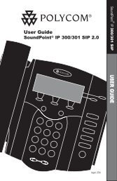 SoundPoint IP 300/301 SIP 2.0 Users Guide - FortiVoice - Fortinet ...