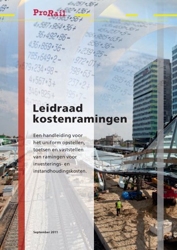 Brochure Leidraad Kostenramingen - ProRail