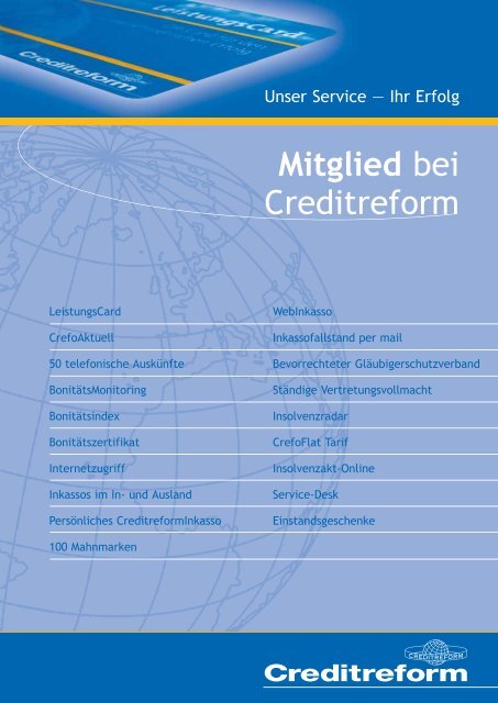 Mitglied bei Creditreform