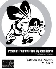 2011-2012 Calendar(3). - Brecksville-Broadview Heights City Schools