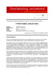 1 FUNCTIONEEL ANALIST (M/V) - FIN - Vlaanderen.be