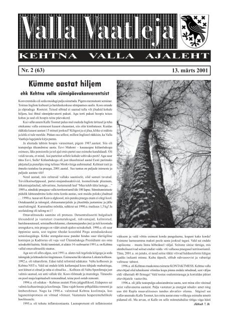 valla vaatleja nr. 63 mÃ¤rts 2001.pdf