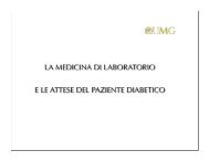 Diabete - Patologia Clinica