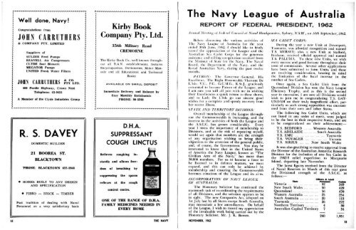 Sep-Oct, Nov, Dec 1962-Jan 1963 - Navy League of Australia